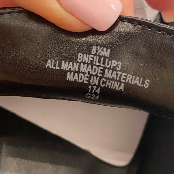 Bandolino Women’s Black Patent Loafers Tassel Fillups Vegan New 8.5 w Box - Picture 7 of 13